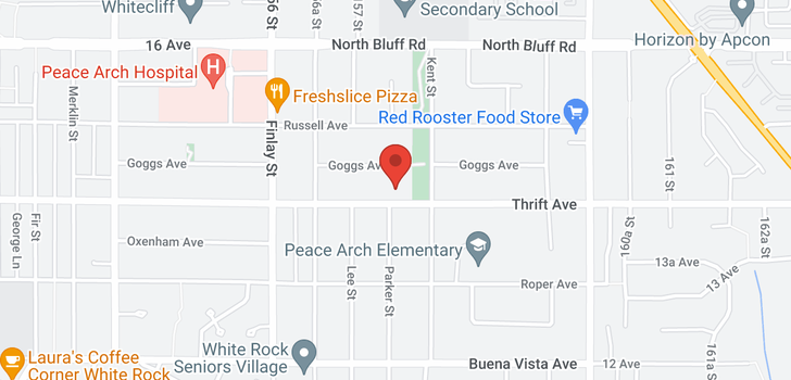 map of 15751 THRIFT AVENUE